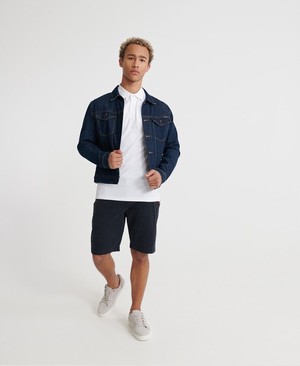 Superdry Organic Cotton Micro Lite Pique Férfi Póló Fehér | MTCHX5479